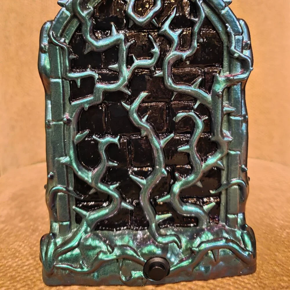 Disney Villains MALEFICENT Dragon Dragon Castle Light-Up Heav Candle Holder NIB